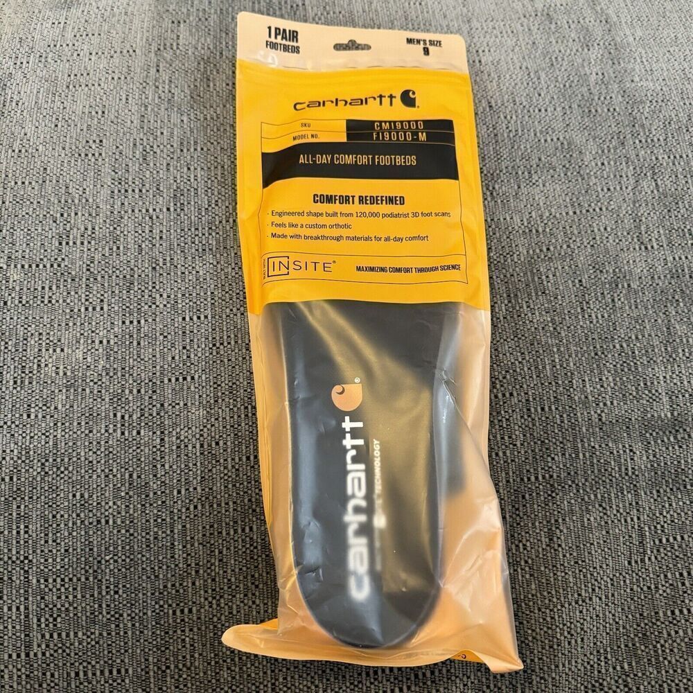 Carhartt Insite Insoles Men’s Size 9 - Footbeds SKU: CMI9000 Model: FI9000-M